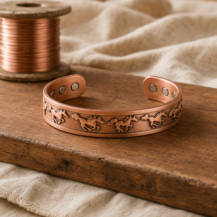 Pulseira de Cobre para Cavalo
