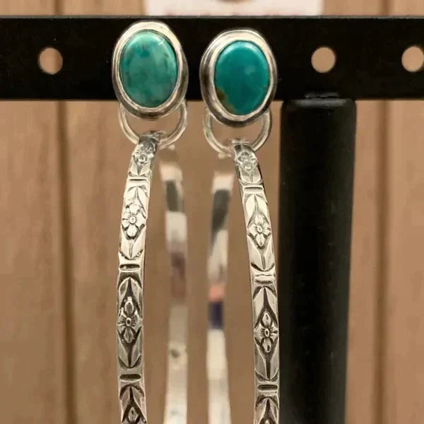 Brincos Vintage Boho de Ônix