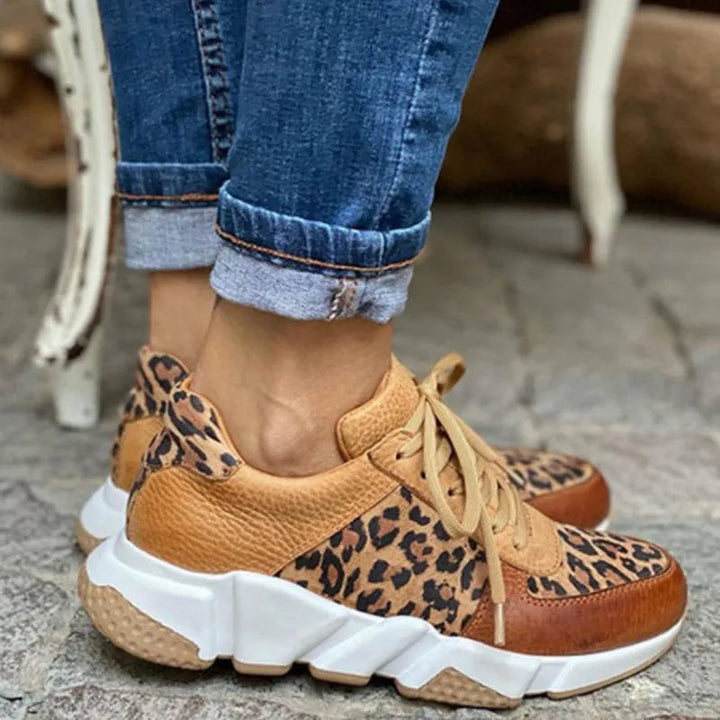 Mia™ - Tênis Leopardados Confortáveis