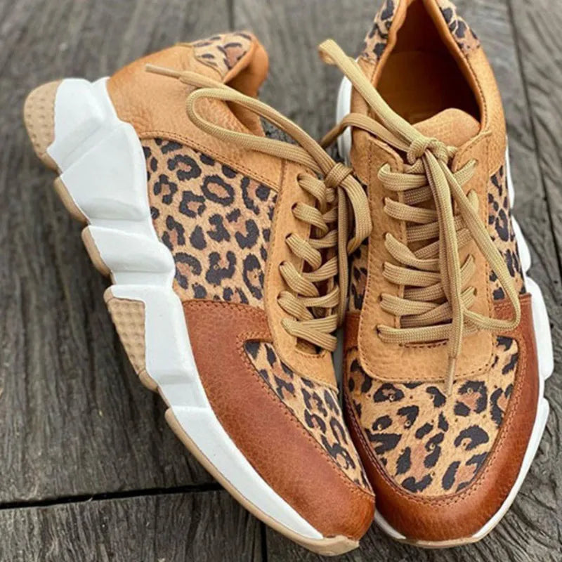 Mia™ - Sapatos Leopardados Confortáveis