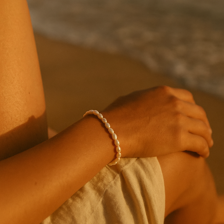 Pulseira de Pérolas de Água Doce