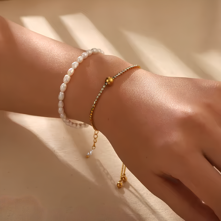 Pulseira de Pérolas de Água Doce