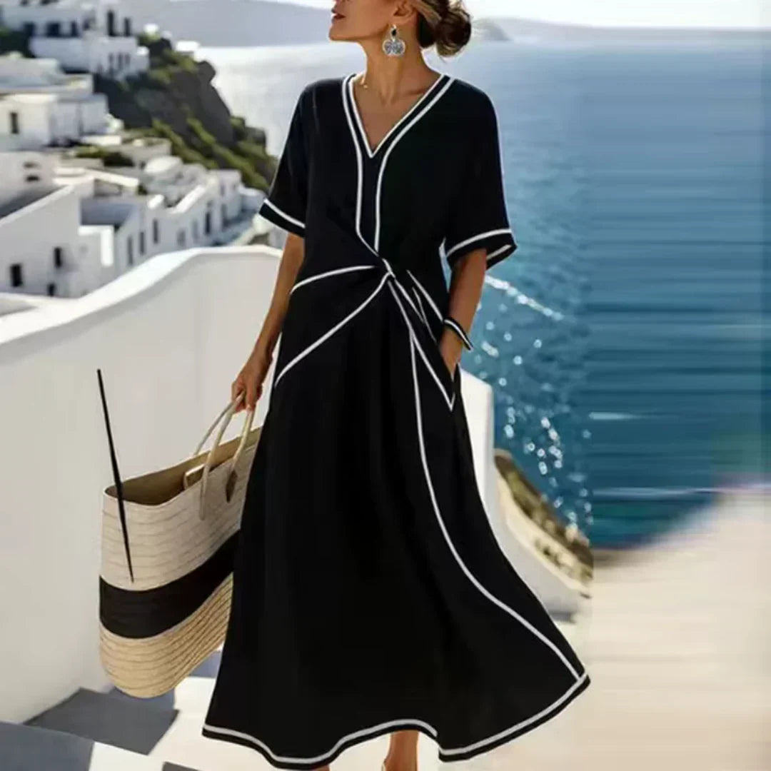 Athena™ - Vestido Maxi Elegante de Verão