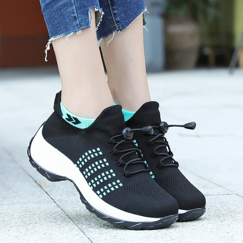 Alyssa™ - Sapatos ortopédicos confortáveis com suporte para arco