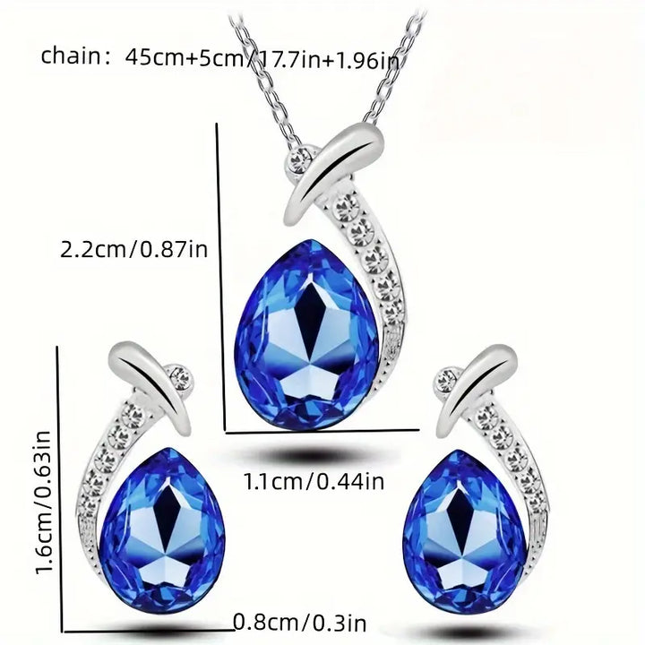 Conjunto de Joias Clássico de Elegância Sereia