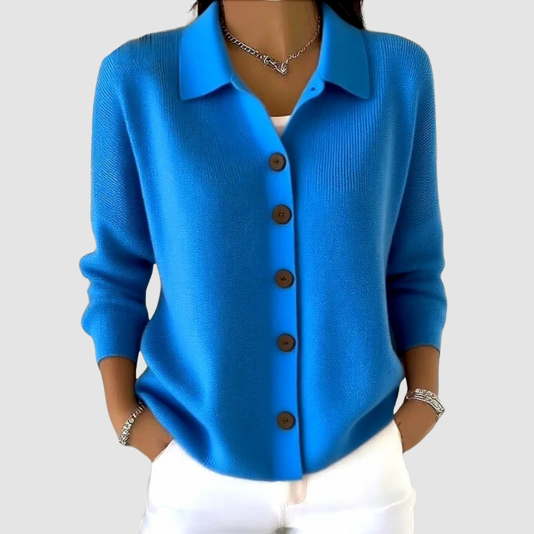Cardigan de Tricô Riah™ com Botões
