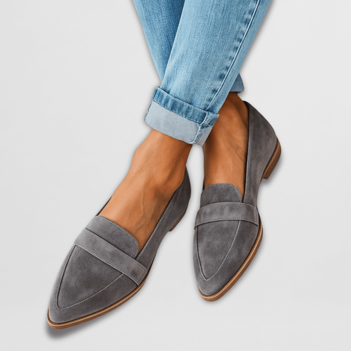 Helen | Mocassins ortopédicos em suede macio