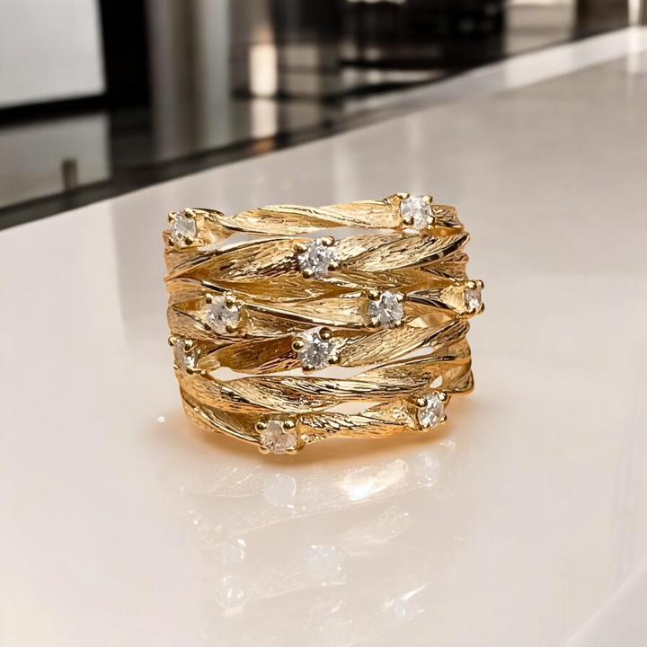 Anel Vintage em Ouro
