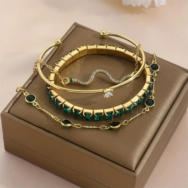 Conjunto Quattro Pulseiras | Três Gerações