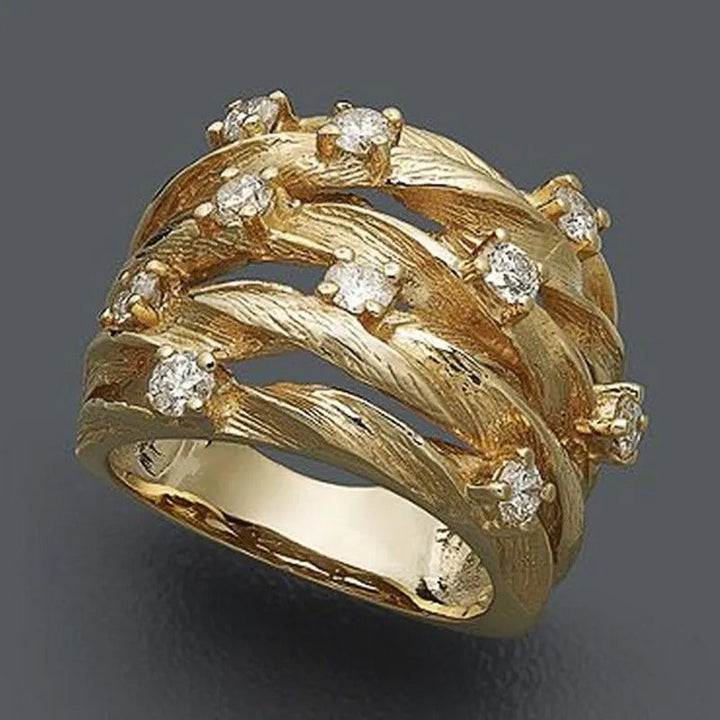 Anel Boho Vintage de Ouro