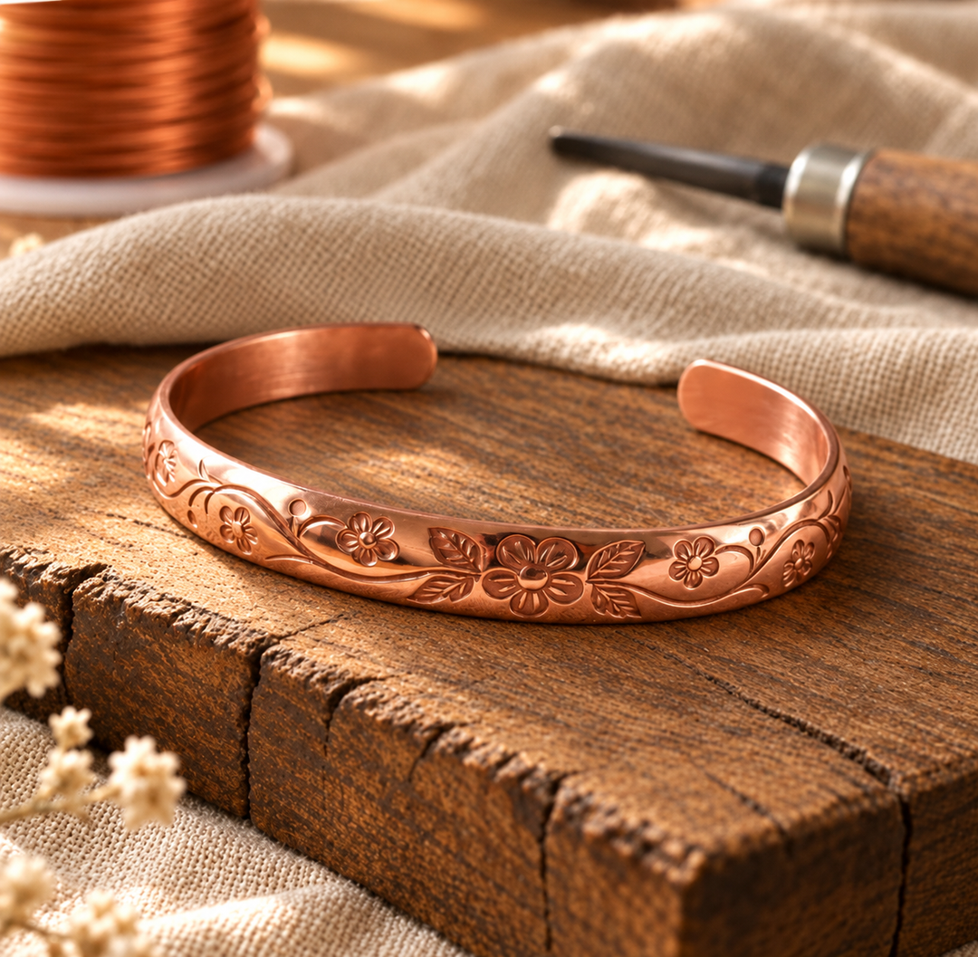 Pulseira de Cobre Bloom