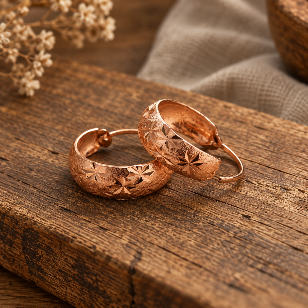 Brincos de Cobre Dew