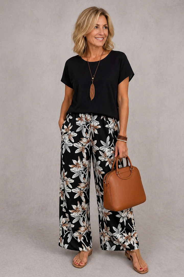 Rosie | Conjunto Floral Elegante de Dois Peças