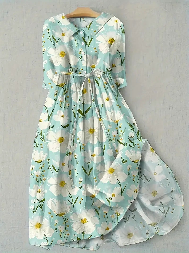 Lotte | Vestido de Verão com Flores Frescas