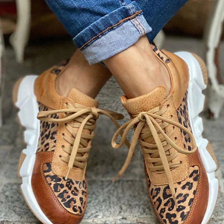 Mia™ - Sapatos Leopardados Confortáveis