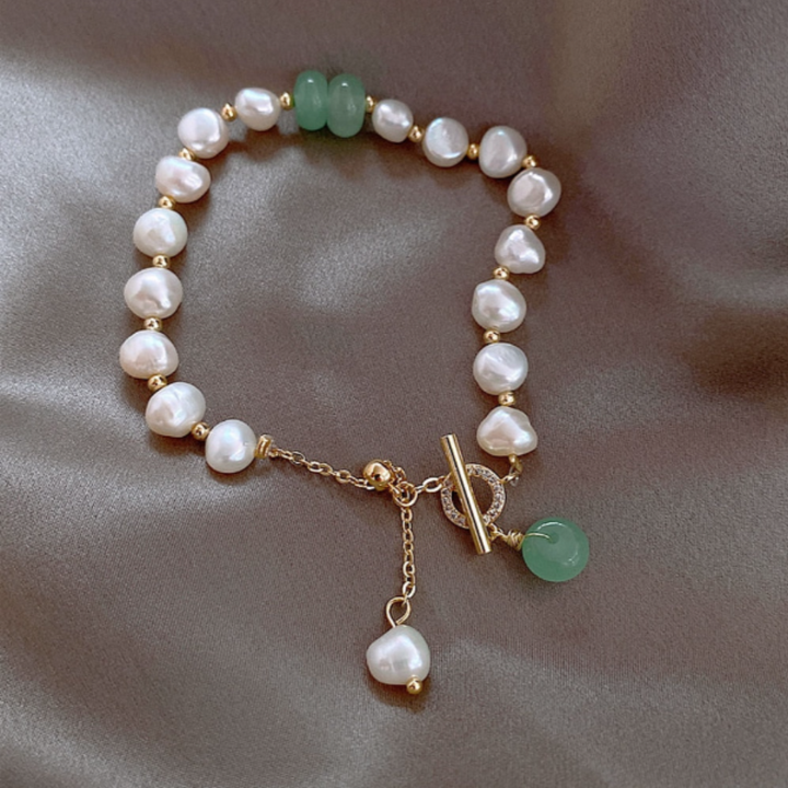 Pulseira de aventura com pérola do mar