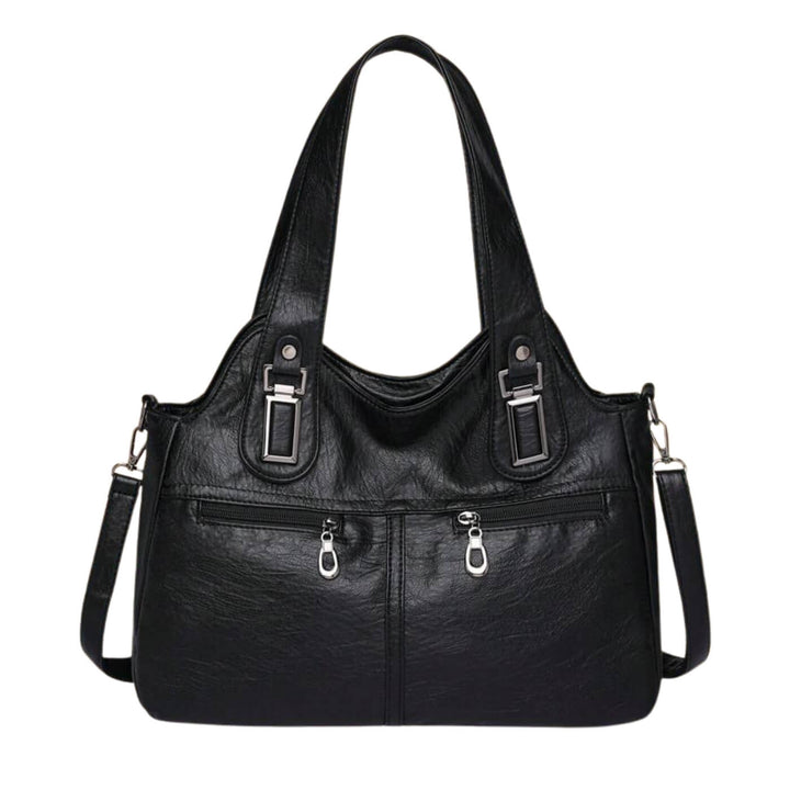 Bolsa de Ombro Dual-Zip da Flavia