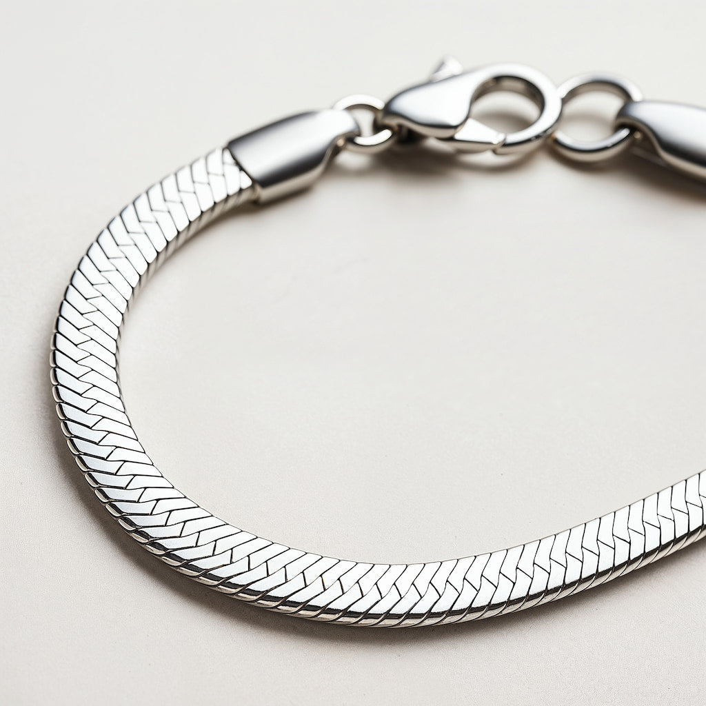 "BRACELETE EM ESPINHA DE PEIXE" SANTORINI
