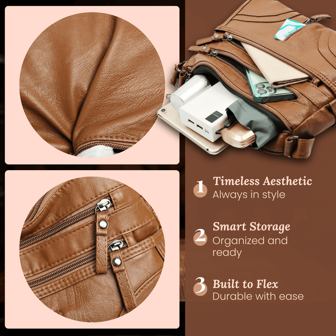 Bolsa de Ombro Multi-Pocket da Emanuela