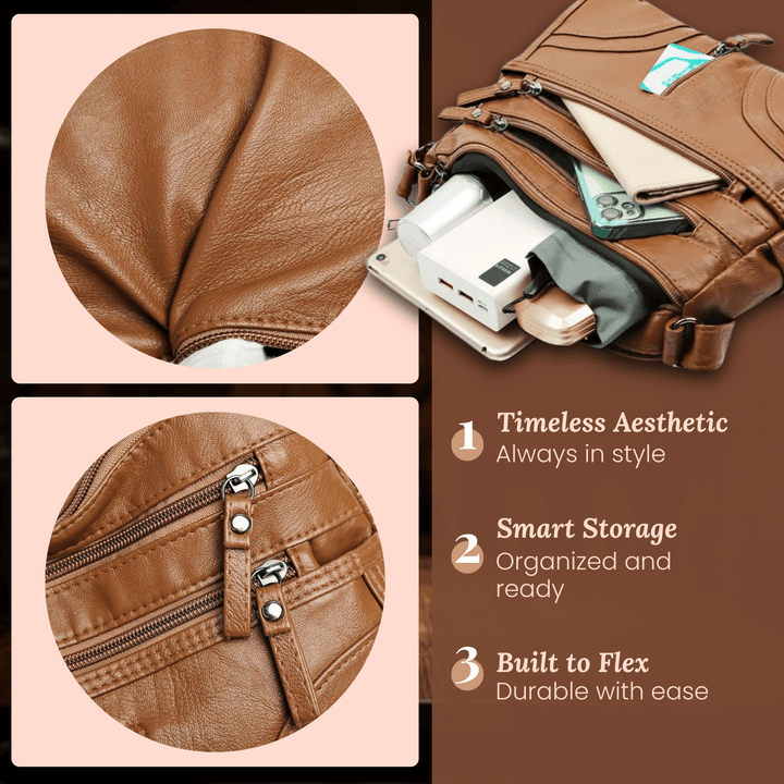 Bolsa de Ombro Multi-Pocket da Emanuela