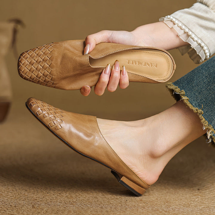 Mules de Couro Genuine Helma