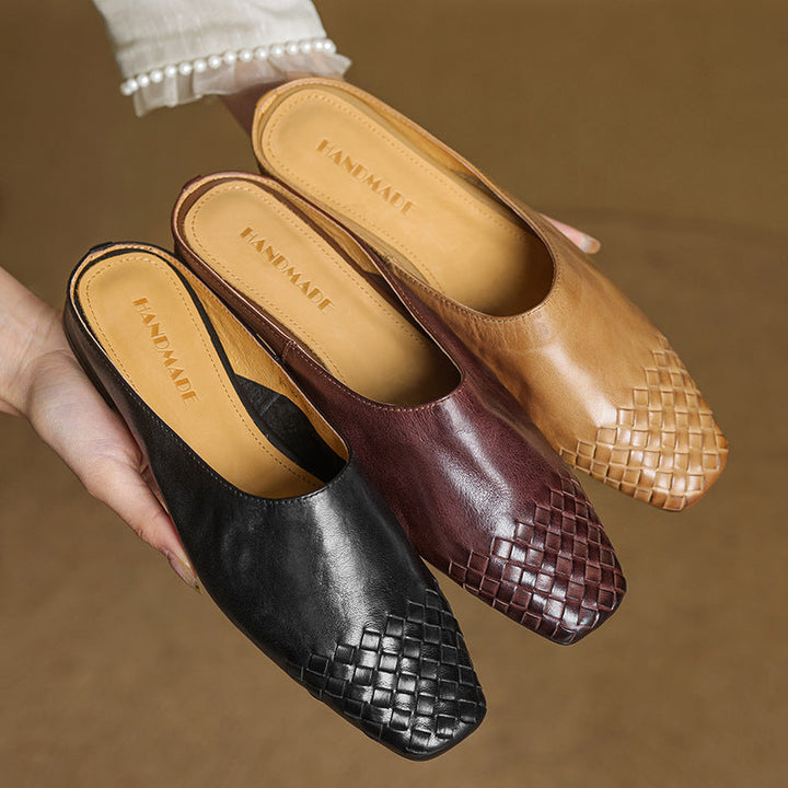 Mules de Couro Genuine Helma