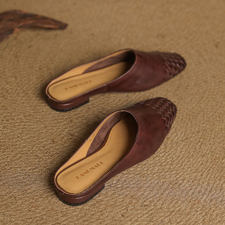 Mules de Couro Genuine Helma