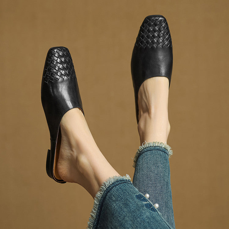 Mules de Couro Genuine Helma