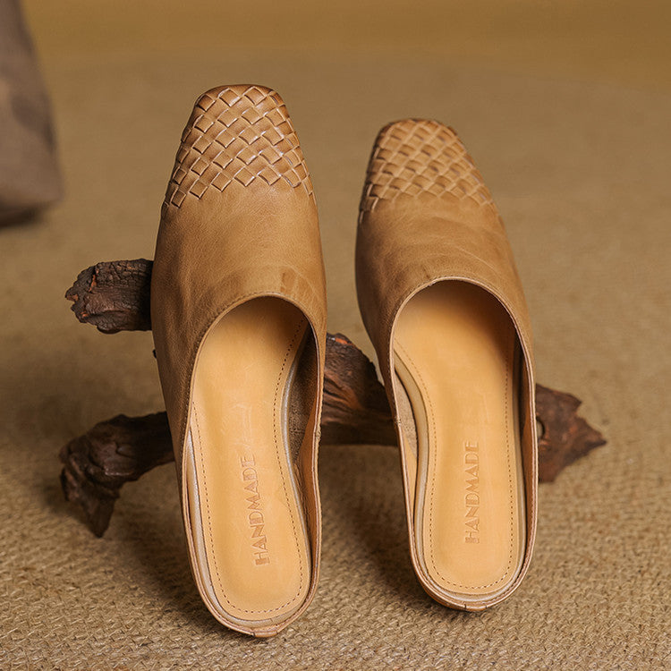 Mules de Couro Genuine Helma
