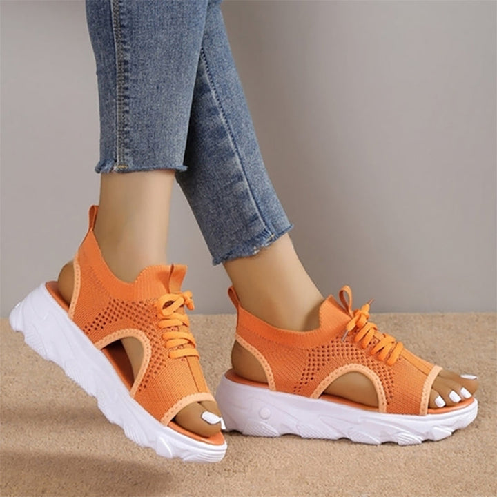 Lina™ - Sandálias Fashion e Respiratórias com Plataforma