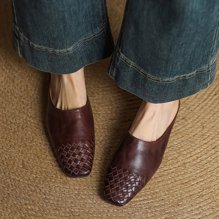 Mules de Couro Genuine Helma