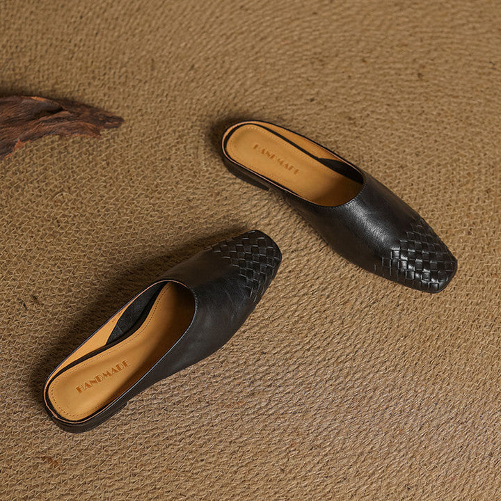 Mules de Couro Genuine Helma