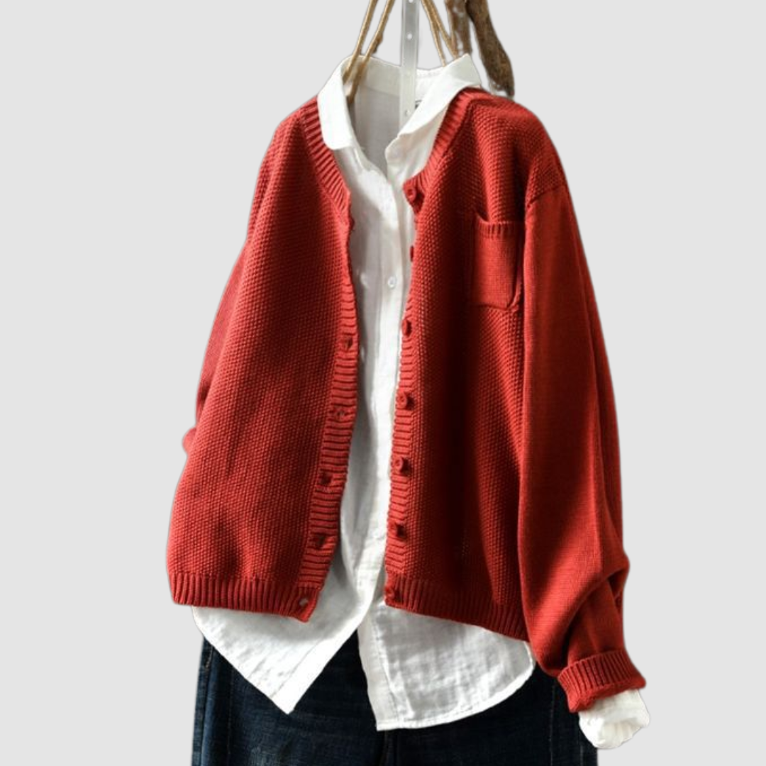 Berlinda™ Cardigan Aconchegante de Tricô