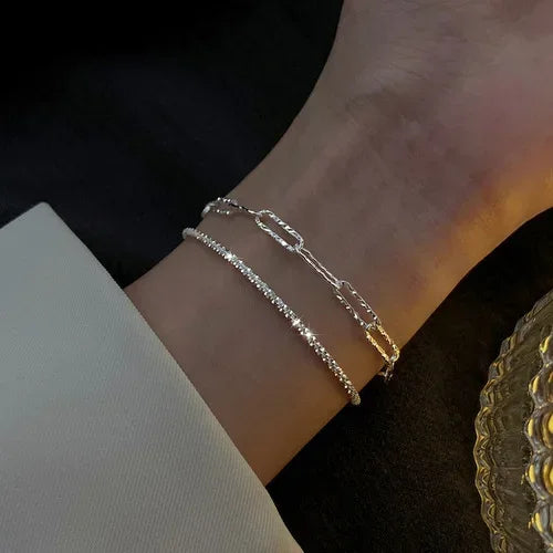 Conjunto Bracciali Croce | Madreperla