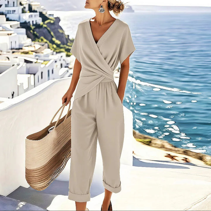 Conjunto de Verão Elegante Colleen™ em Duas Peças