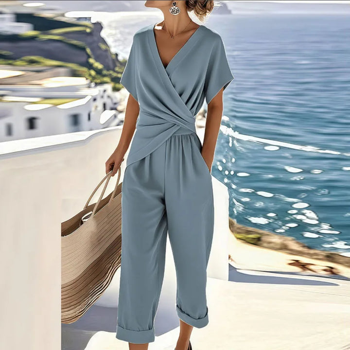 Conjunto de Verão Elegante Colleen™ em Duas Peças