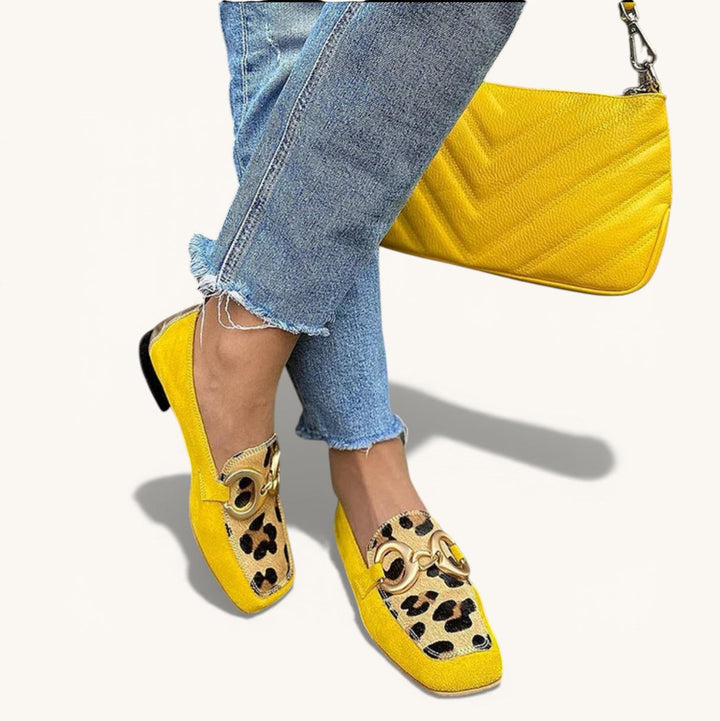 STELLE | Mocassim com estampa animal