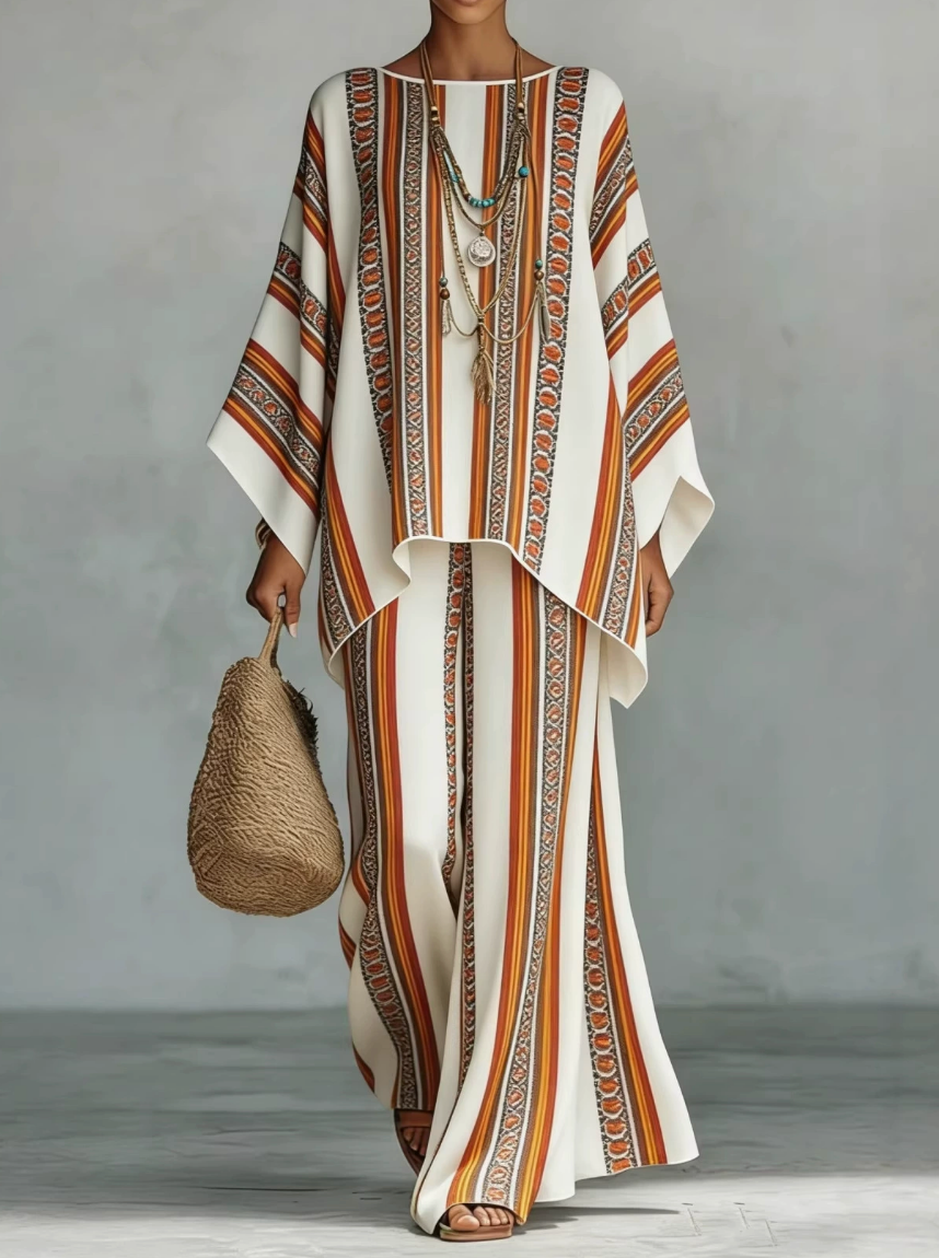 Celine | Conjunto de Linho Elegante em Dois Peças