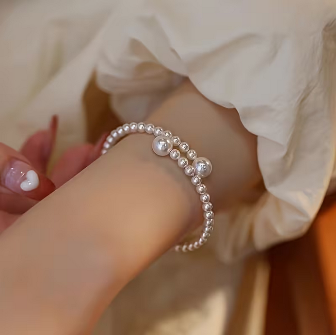 Bracelete ajustável Pérola | Perlume