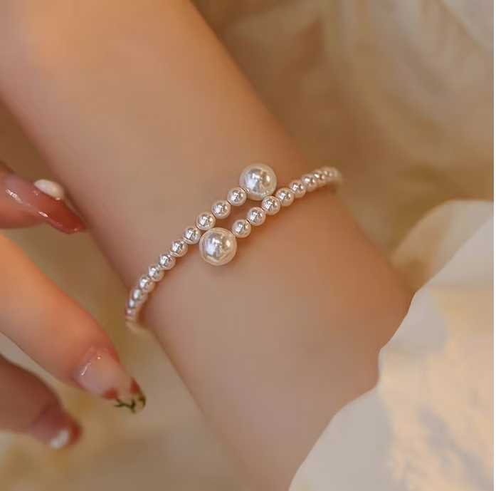 Bracelete ajustável Pérola | Perlume