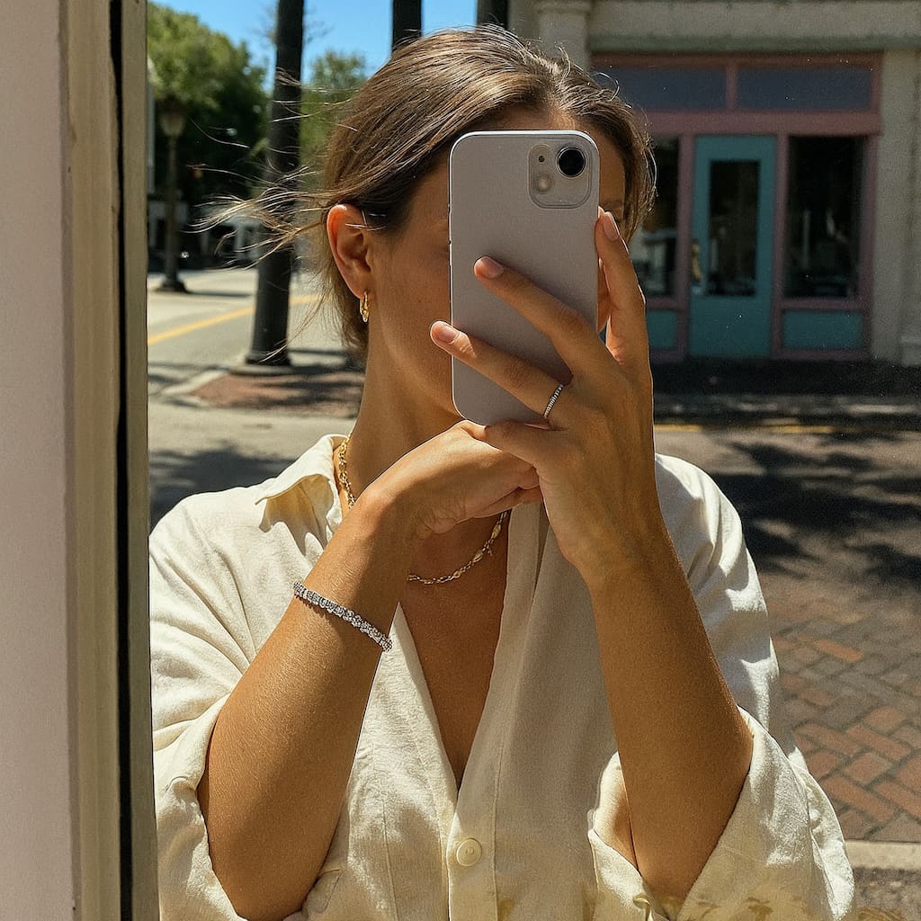 "MIAMI" BRACELETE DE TÊNIS CLÁSSICO