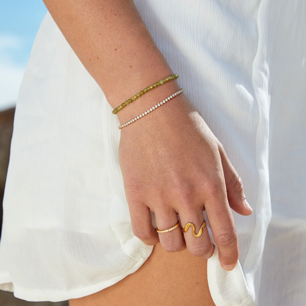 Pulseira de Tênis Cordelia Gold