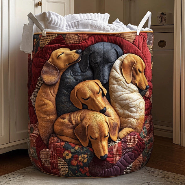 Cesta de Lavanderia Dachshund Snooze