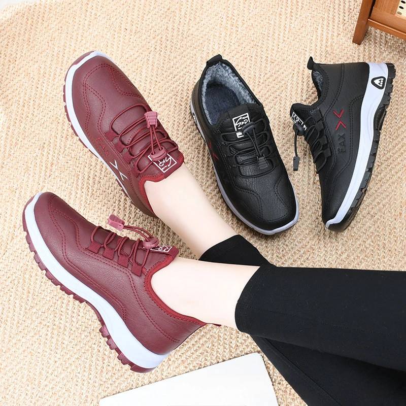 Riley™ - Sapatos ortopédicos com forro em pelúcia
