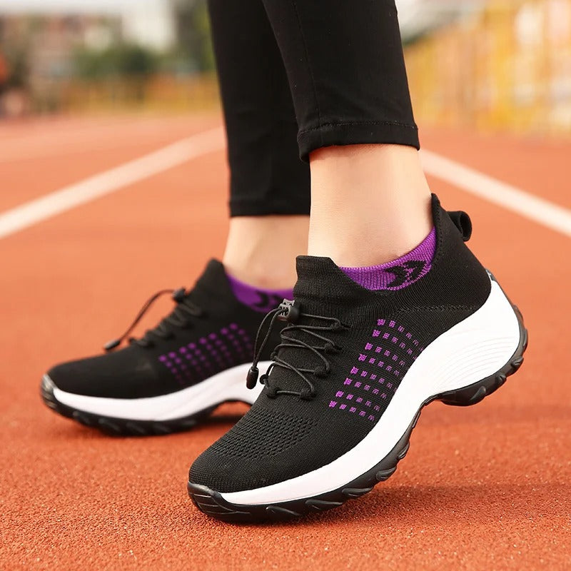 Alyssa™ - Sapatos ortopédicos confortáveis com suporte para arco
