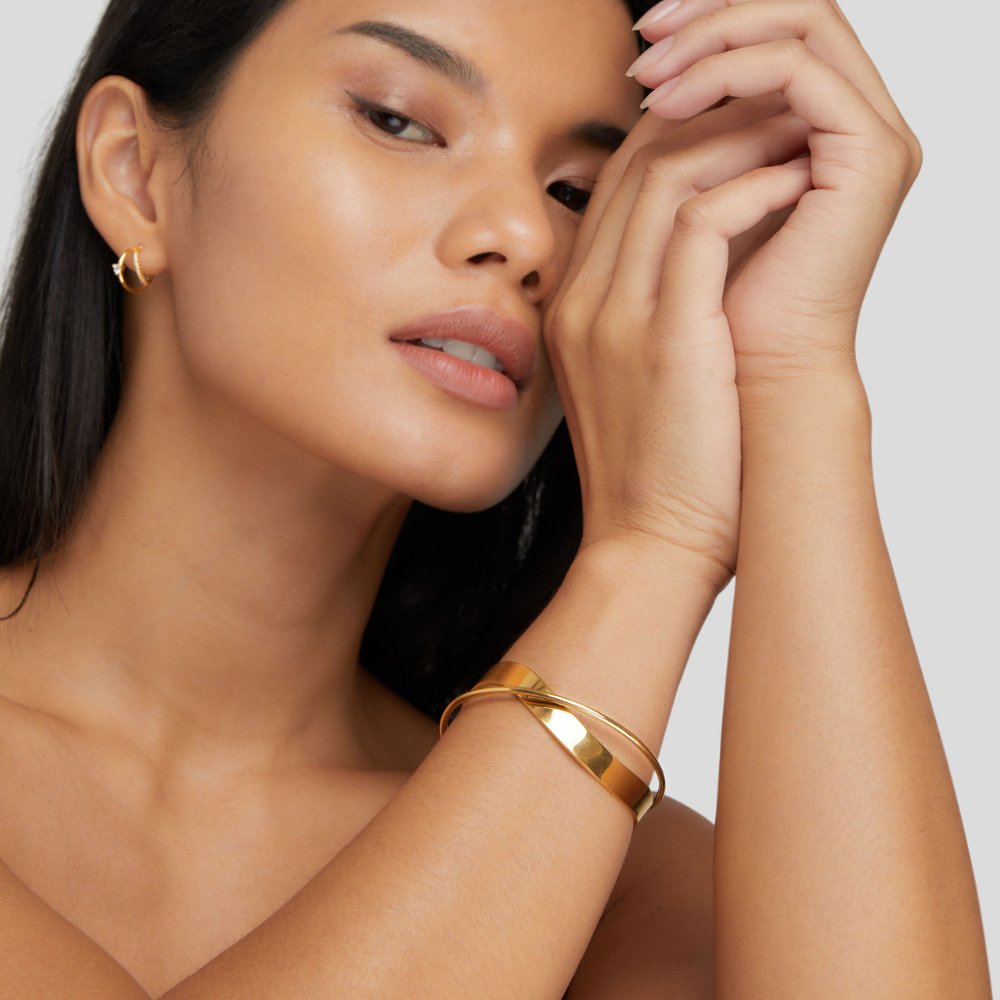 Pulseira de Ouro Única Eve