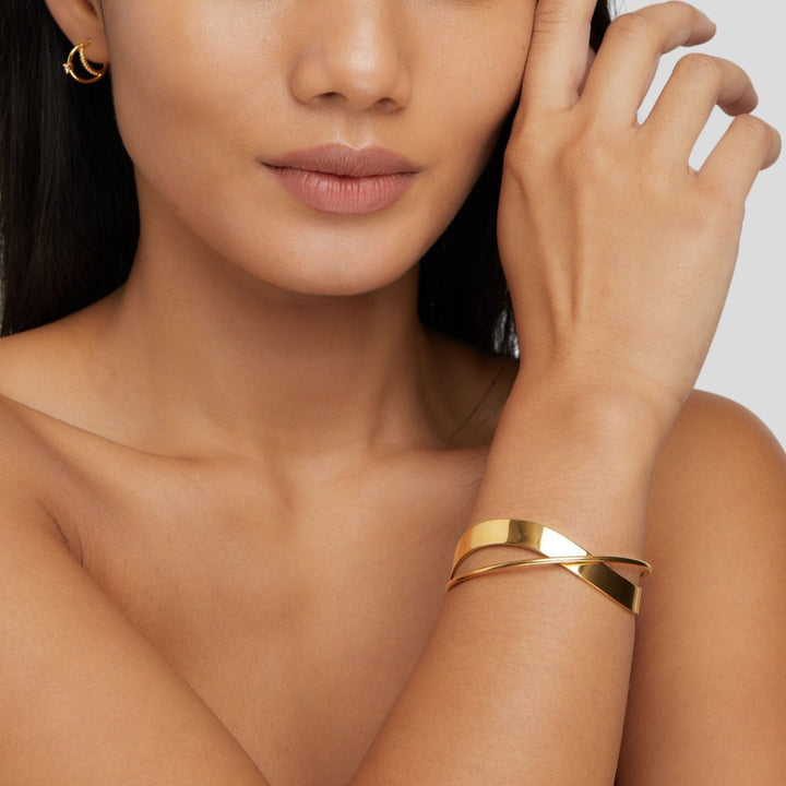 Pulseira de Ouro Única Eve