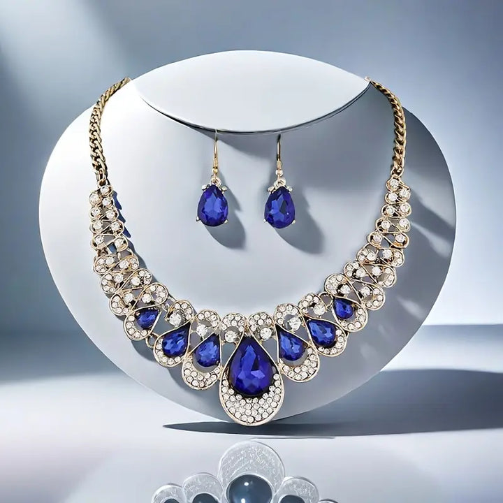 Conjunto de Joias Maevina Zafiros