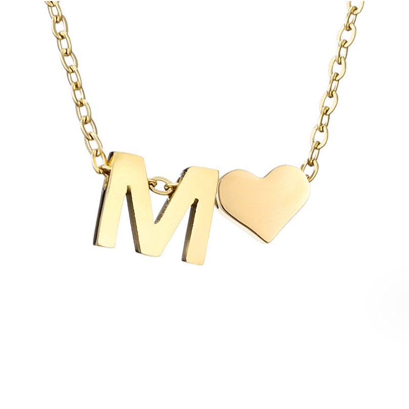 Colar de Ouro 'Eternal Love' com Letra