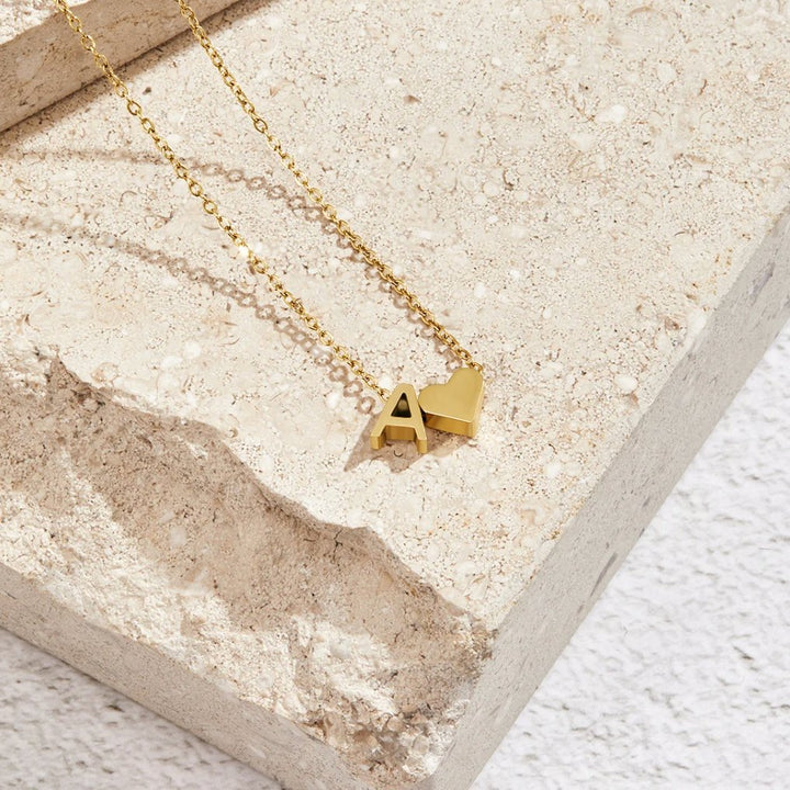 Colar de Ouro 'Eternal Love' com Letra